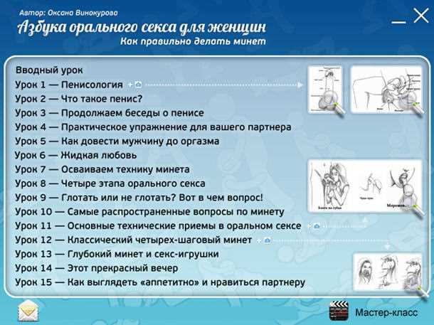 Техники минета для удовольствия партнера